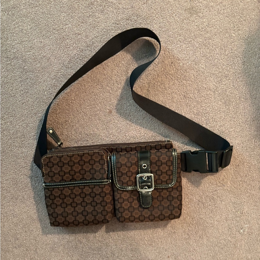 NINE WEST Brown Belt Bag